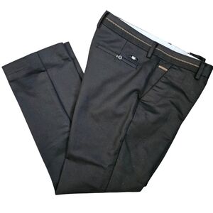 Rosso Milano Men's Dress Pants 36x32 Black Cotton Spandex